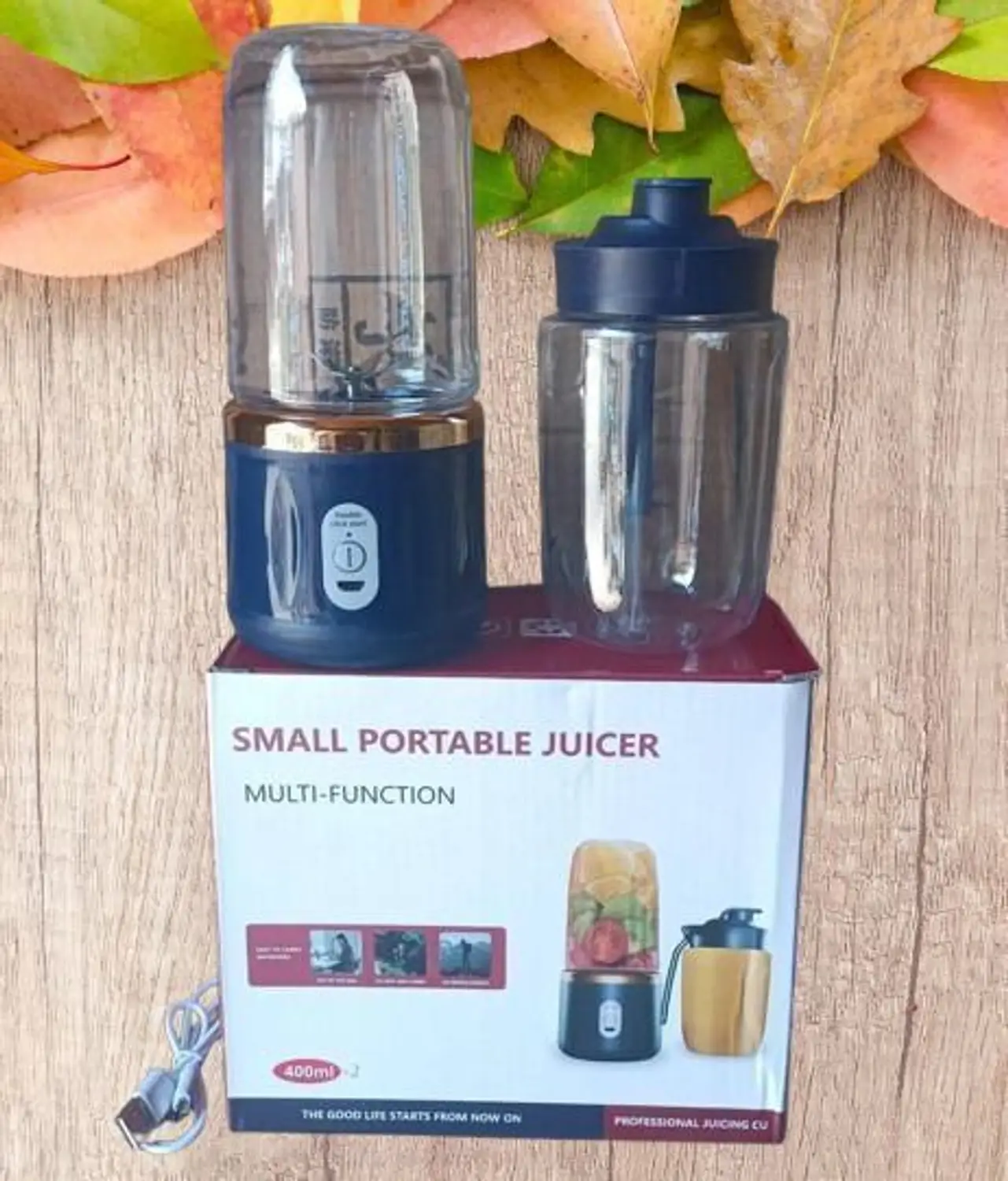 6 Blade Mini Blender- 2 Bottles image 4